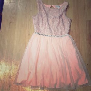 Pink speechless dress